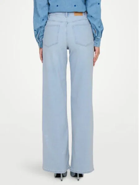ONLY Džínsy Madison Wide Leg modrá