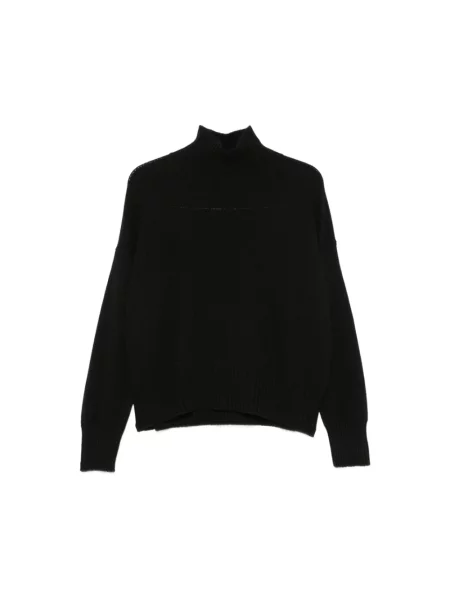 Sweter Aragona z kaszmiru czarny
