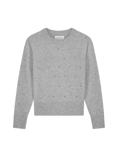 Bluza Fabienne Chapot wełniana z dżetami szara