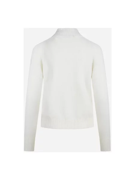Sweter z golfem Gran Sasso biały