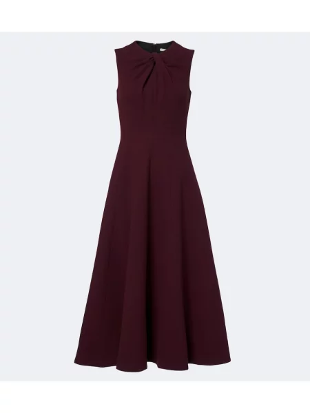 Rochie midi Emilia Wickstead violet