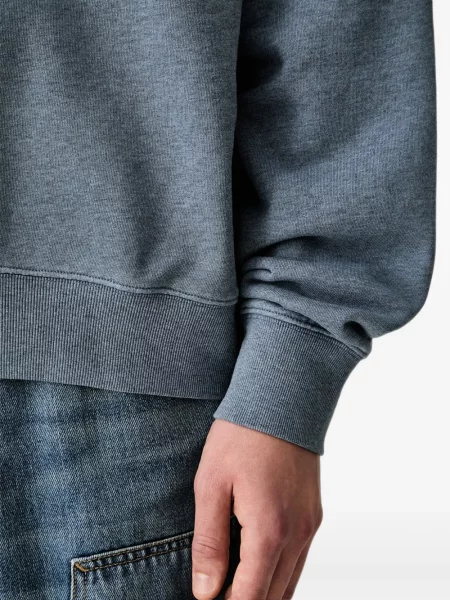 Суитчър Carhartt Wip с кръгло деколте синьо
