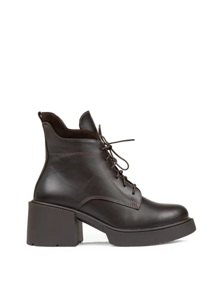 Шкіряні Черевики Alex Bell коричневий