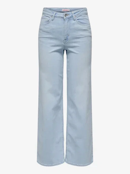ONLY Džínsy Madison Wide Leg modrá