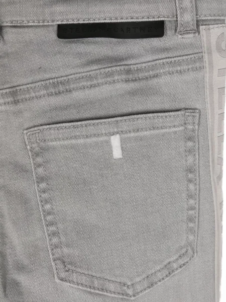 Jeansy skinny dziecięce Stella Mccartney szare