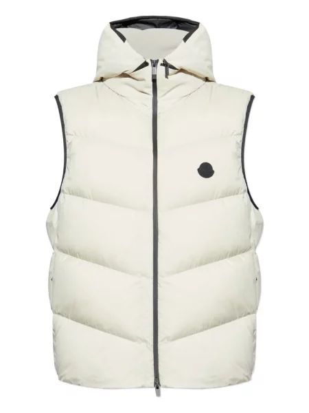 Vestă Moncler cu glugă gri