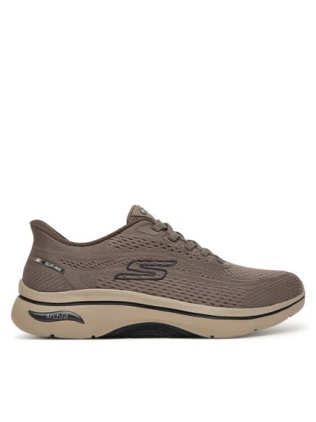 Skechers Снікерcи Go Walk Arch Fit - Percy коричневий