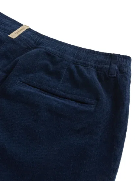 Pantaloni Woolrich plisate albastru