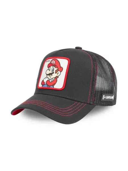 Capslab czapka Super Mario z aplikacją czarny