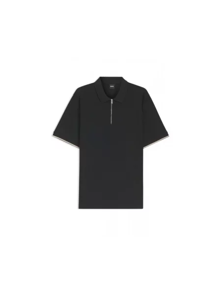 Koszulka polo Boss czarna