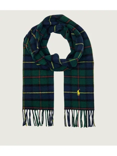 POLO RALPH LAUREN De lână șal cu adaos de cașmir verde