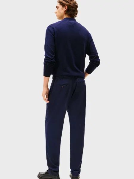 Шерстяные брюки Tommy Hilfiger синие