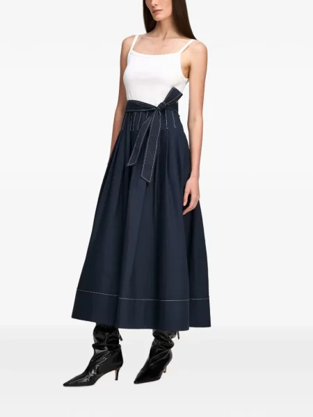 Rochie midi Cinq A Sept evazată albastru