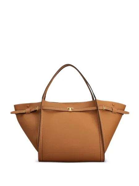 Geanta de piele Tod's din piele maro