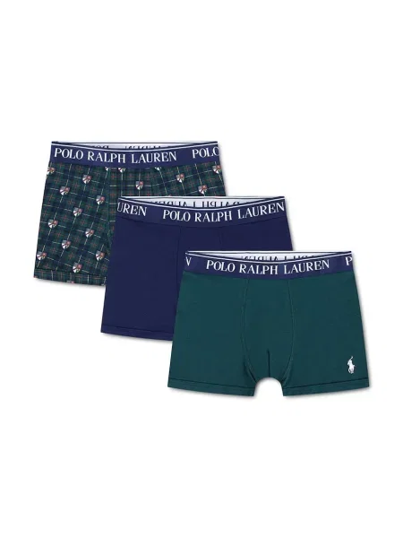 Polo Ralph Lauren priliehavé boxerky detské s elastanom zelená