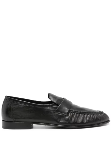 Pantofi loafer The Row din piele negru