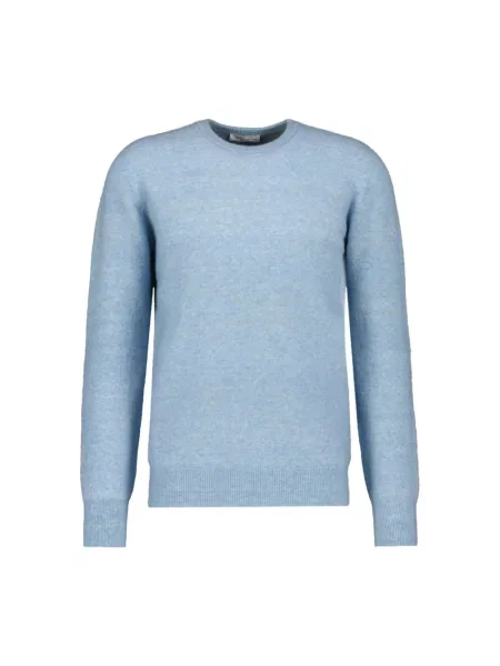 Sweter Roberto Collina wełniany niebieski