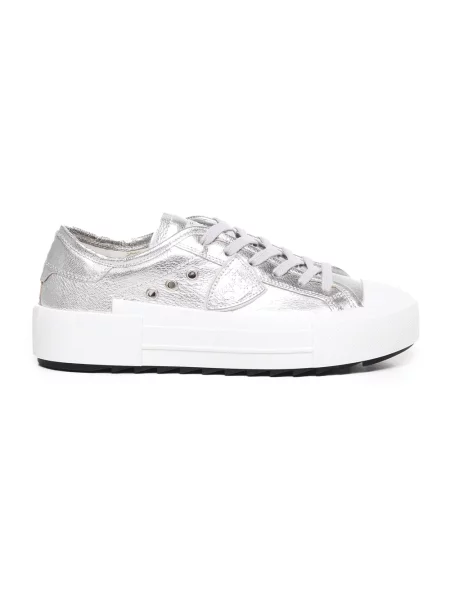 Buty do tenisa Philippe Model skórzane do tenisa szare