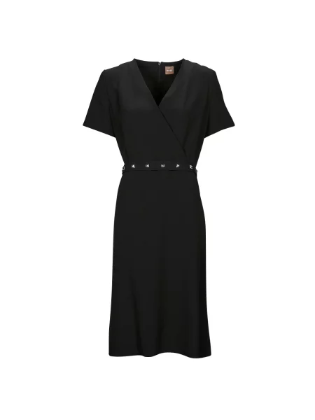 Mini obleka Boss črna