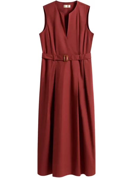 Rochie maxi Woolrich de costum roșu