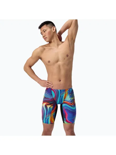 Плавки Speedo Fastskin LZR Pure Valor Jammer molten black/molten blur чорні