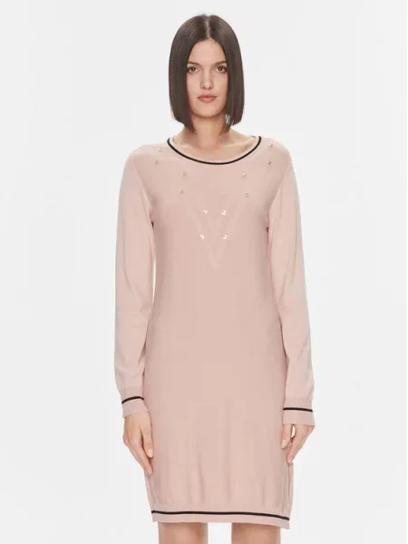 Pletena obleka Liu Jo Sport roza