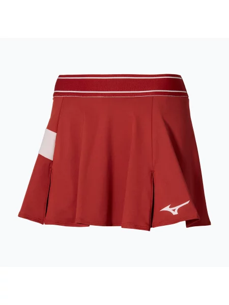 Teniszszoknya Mizuno Stargazer Flying lava falls. Méret: S piros