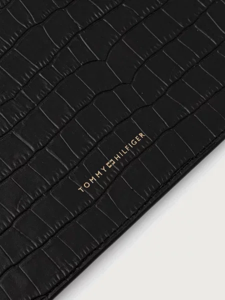 Tommy Hilfiger чанта през рамо мъжка от имитация на кожа черно