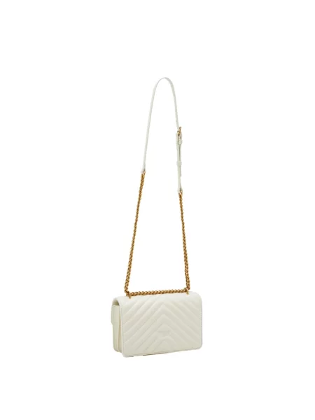 Pinko torebka crossbody skórzana biała