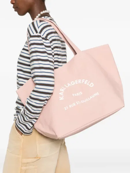 Geantă shopper Karl Lagerfeld roz