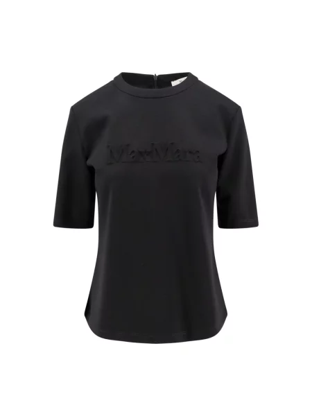 Koszulka Max Mara wełniana czarna