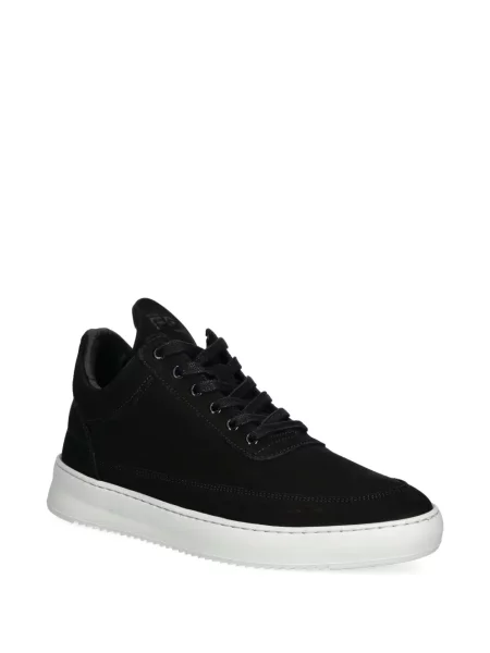 Sneakerși Filling Pieces cu șireturi din dantelă negru