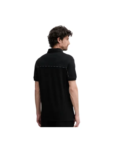 Koszulka polo Versace Jeans Couture z logo czarna