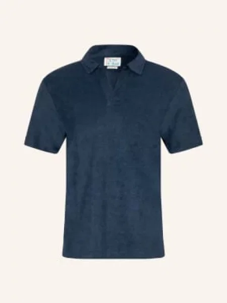 Saint Barth Koszulka Polo Z Frotte Jeremy blau