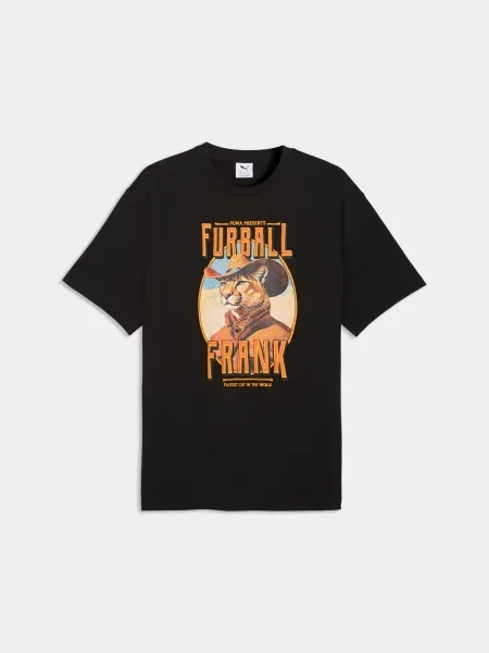 Футболка PUMA Graphic Tee комбінований верх чорний