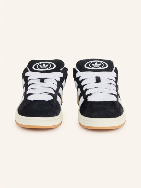 Sneakersy Adidas Campus skórzane czarne