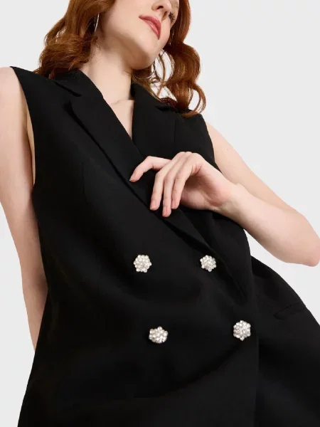 Жилет Naf Naf чорний