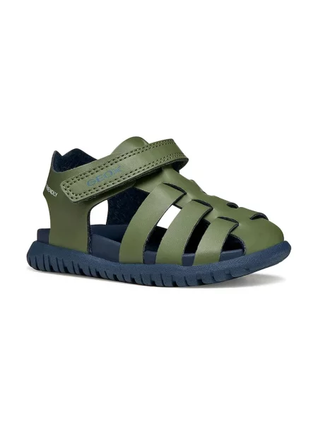 Geox sandály SANDAL FUSBETTO zelené