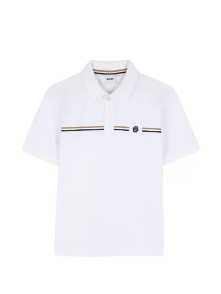 Koszulka polo dziecięca Bosswear biała