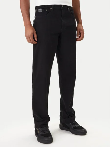 Versace Jeans Couture Blugi Straight Fit negru