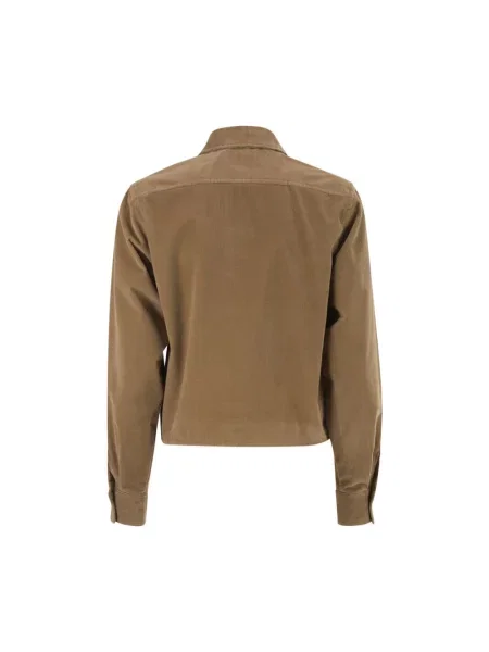 Koszula Max Mara Studio sztruksowa beżowa