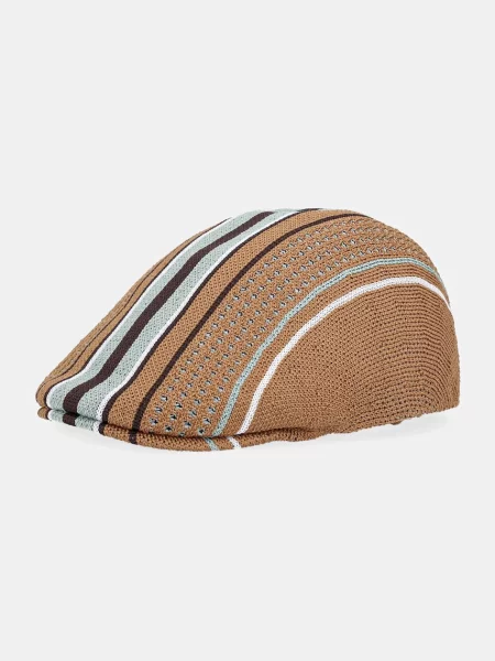 Каскет Kangol CLUBHOUSE STRIPE мъжки зелено