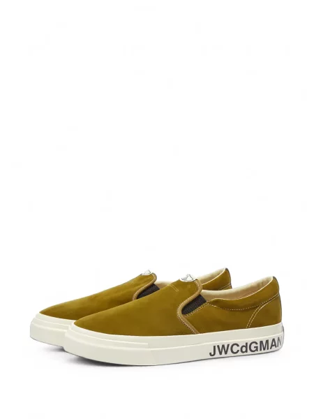 Chiloți Junya Watanabe din piele de căprioară slip-on maro
