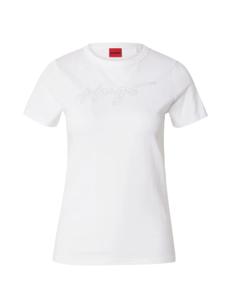 HUGO Tricou Deloris alb
