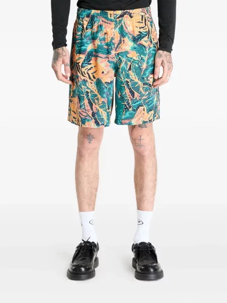 Бягане тениска Adidas с леопардов принт от джърси черно