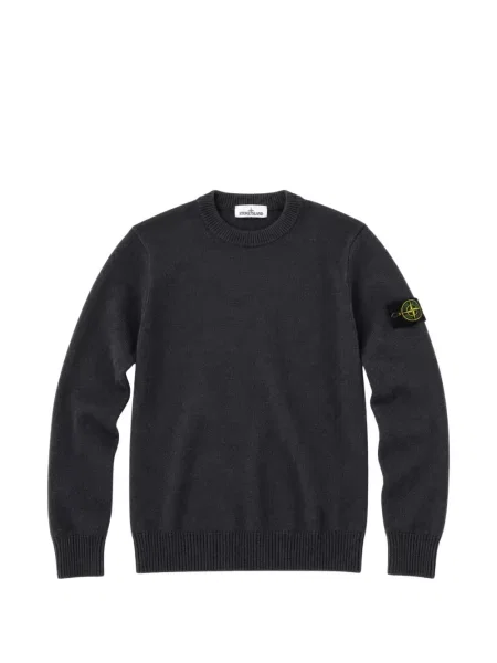 Pulover Stone Island cu strasuri gri