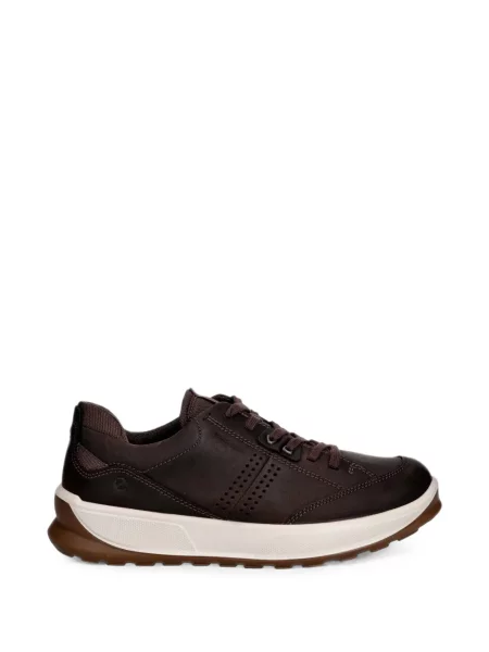 Sneakerși Ecco din piele maro