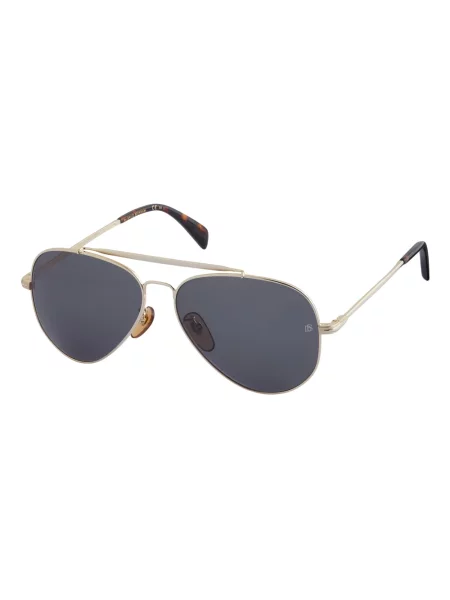 Okulary przeciwsłoneczne Eyewear By David Beckham klasyczne żółte