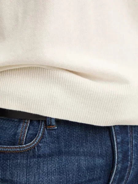 Pepe Jeans gyapjúkeverék pulóver NEW ANDRE CREW NECK bézs