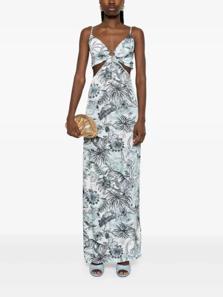 Костюм макси рокля Just Cavalli синьо